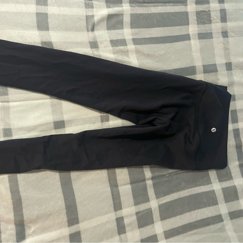 Lululemon black leggings 28”